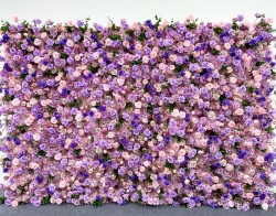 BLUSH & LAVENDER FLOWER WALL 8ftx12ft