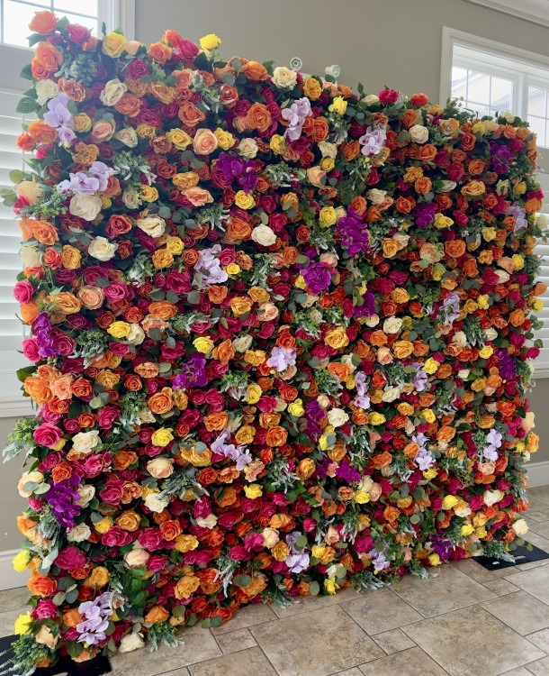 MAHALO FLOWER WALL