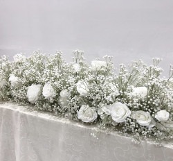 BABY'S BREATH & ROSE RUNNERS