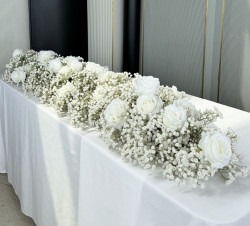 BABY'S BREATH & ROSE RUNNERS